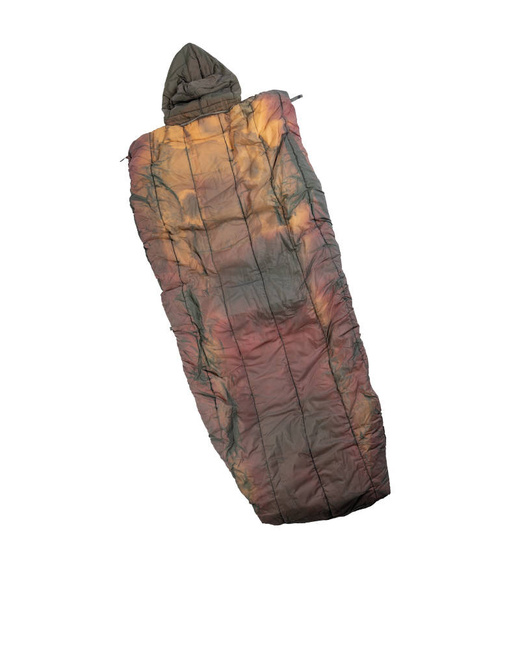 MUMMY SLEEPING BAG GREEK MILITARY SURPLUS OD GREEN USED