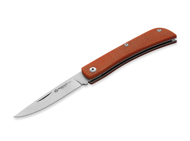 Maserin Scout 163 Orange Micarta Knife