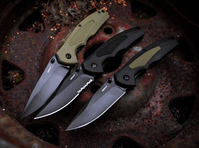 POCKET KNIFE GEMINI NGA BK COYOTE - BOKER PLUS