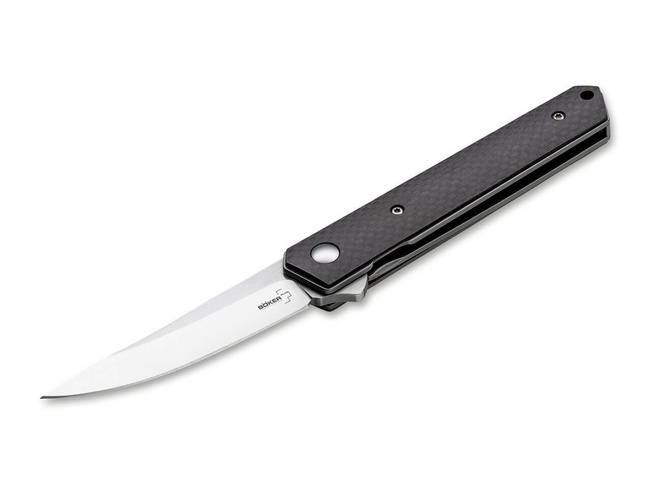 POCKET KNIFE KWAIKEN MINI FLIPPER CARBON - BOKER PLUS