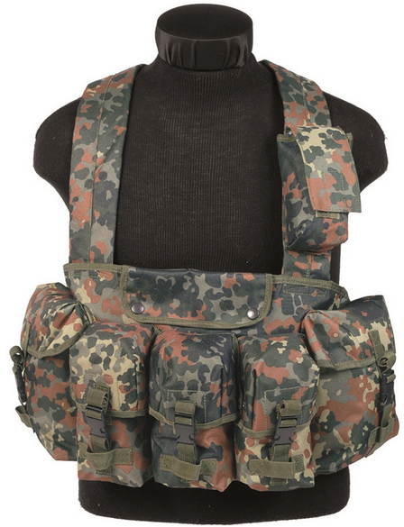 TACTICAL CHEST RIG WITH 6 POCKETS - Mil-Tec® - FLECTAR