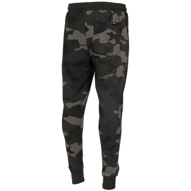 TRACKSUIT PANTS JOGGER MFH DARK CAMOUFLAGE Dark Camo Trekking Men s clothing Pants training Apparel Sportswear Other Sportswear militarysurplus.eu Army Navy Surplus Tactical