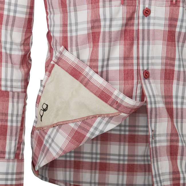 TRIP SHIRT - NYLON BLEND - Helikon Tex® - RED PLAID