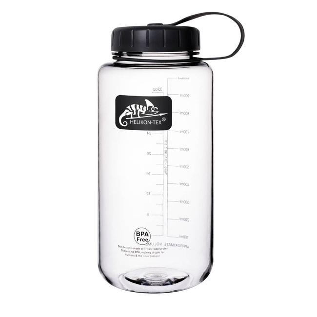 TRITAN™ BOTTLE WIDE MOUTH 1 LITER HelikonTex® CLEAR Clear