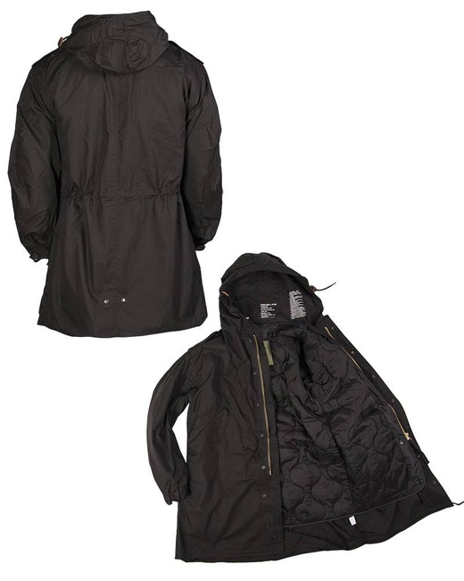 US SHELL PARKA - WITH LINER - M51 - Mil-Tec® - BLACK