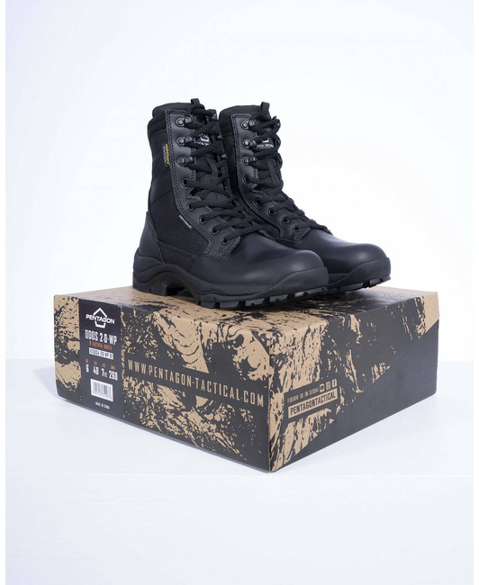 WATERPROOF TACTICAL BOOTS - "ODOS 2.0" - PENTAGON® - BLACK