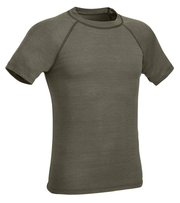 WINTER T-SHIRT 100% MERINO WOOL - OD GREEN - DEFCON 5