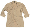Khaki LONG SLEEVE SERVICE SHIRT