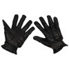 Leather Gloves, black, quartz sand filling