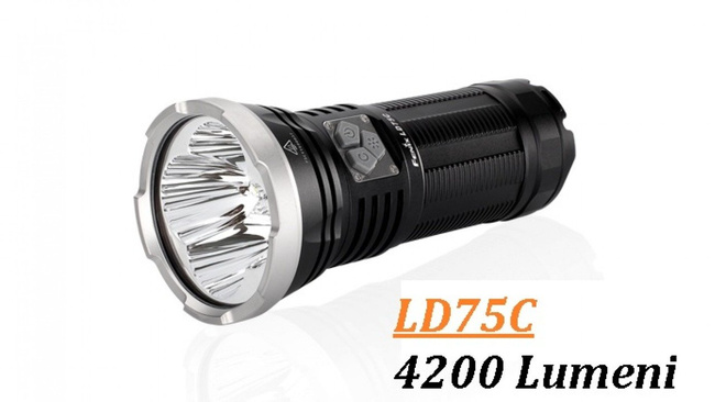 Flashlight Fenix LD75C, water resistant
