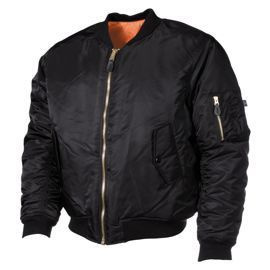 MFH MA1 bomber pilot jacket, black