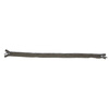 Two-way zipper, non-partable, OD green, plastic, 75 cm