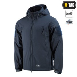 SOFTSHELL JACKET WITH LINING, DARK NAVY BLUE - M-TAC