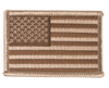 Us Desert Woven Nationality Badge Left