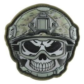 PATCH 3D EMOJI NR. 2 PVC - OLIVE - M-TAC