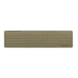 CUSTOMIZABLE PVC TAG PATCH - VELCRO FIXING - SET OF 3 PIECES - 100 x 25 MM - Helikon-Tex® - COYOTE