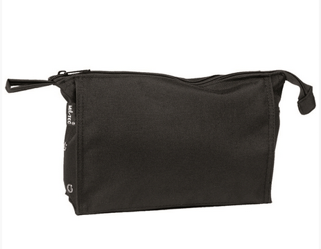 GERMAN TOILET BAG - 24 x 16 CM - Mil-Tec - BLACK