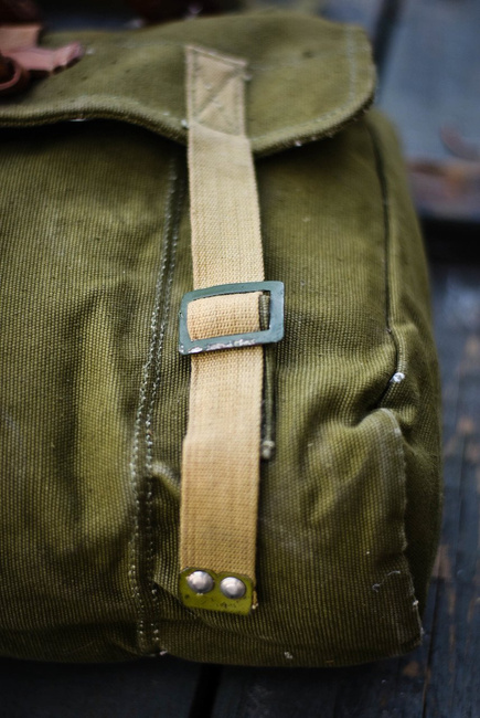 Romanian Military bread bag, post-WWII, Romanian Army Surplus - Used
