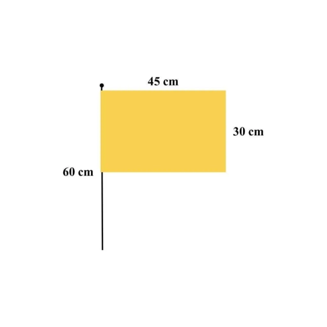 Polyester Flag - Romania - 45 x 30 cm