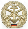 GENUINE GERMAN ARMY METAL BERET BADGE ´MARINE-SICHERUNG´