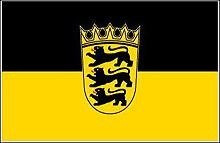 FLAG (91 x 152) cm BADEN-WÜRTTEMBERG