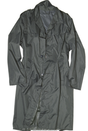 SWISS RAINCOAT - GREY GREEN - MILITARY SURPLUS - USED