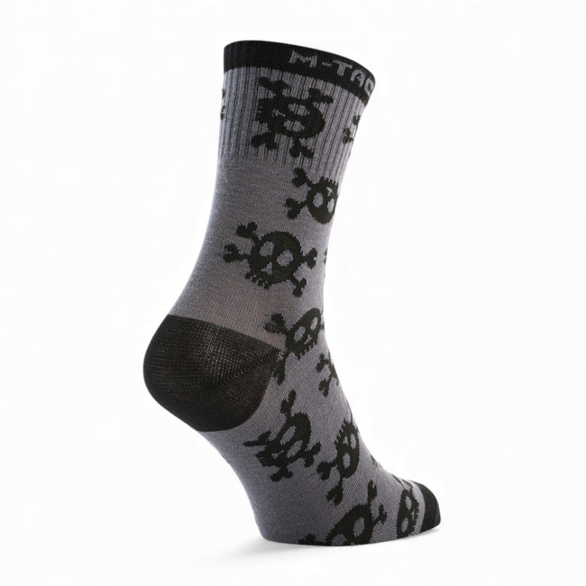 Lightweight Socks - Mk.3 Pirate Skull - Dark Grey - M-Tac
