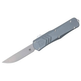 MEDIUM FS-X GEN II GREY DROP NOT SERRATED POCKET KNIFE - CobraTec