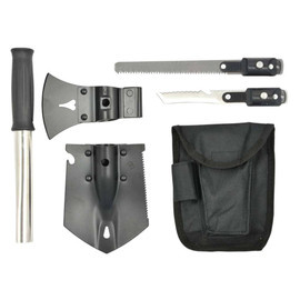 MULTIFUNCTIONAL SET - 6 in 1 - WITH HUSE - BLACK