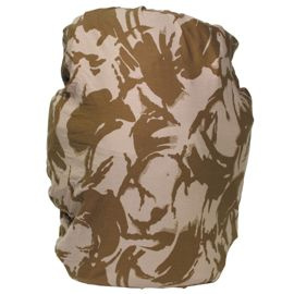 BACKPACK COVER - MTP DESERT CAMO - SMALL - BRITISH MILITARY SURPLUS - USED