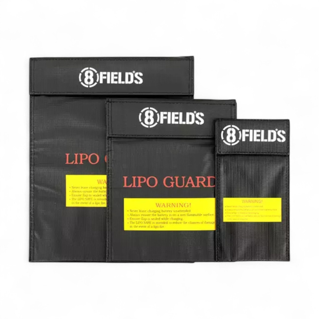 LI-PO battery charging protection case - SMALL - 8FIELDS
