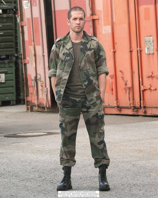 F2 FIELD PANTS - CCE CAMOUFLAGE - FRENCH ARMY MILITARY SURPLUS - USED