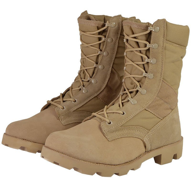 US KHAKI ′SPEED LACE′ DESERT PANAMA JUNGLE BOOTS