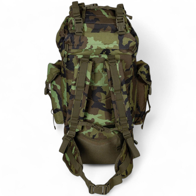 BACKPACK COMBAT BW - MOLLE - ALUMINUM ROD - 65 L - MFH - CZ M95 CAMO