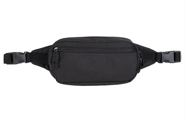 FANNY PACK, HIP BAG - "TRAVELLER" - Mil-Tec® - BLACK 