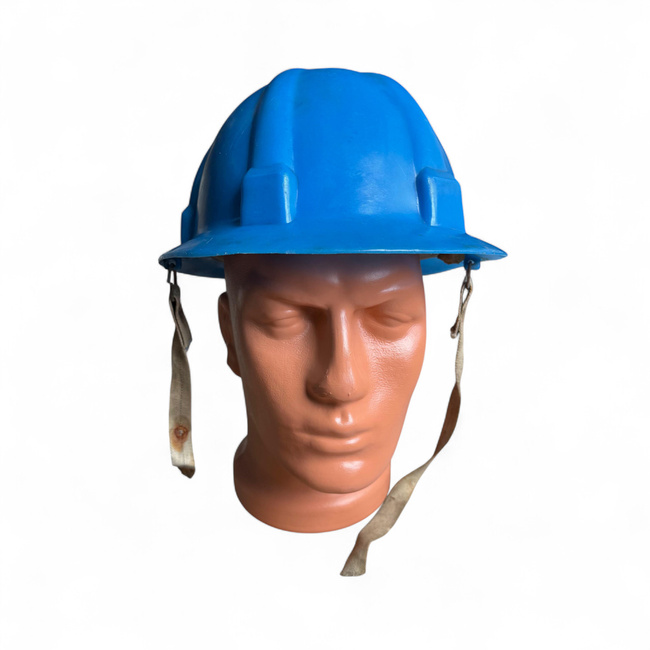 Protective helmet with adjustment and ventilation system - Romanian Army Surplus Military  - Blue - In good condition