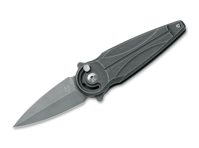 POCKET KNIFE - "SATURN ALUMINIUM" - Fox Knives® - GREY SW