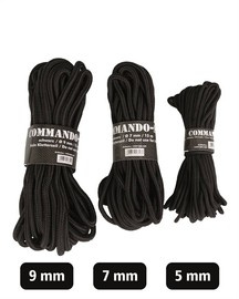 COMMANDO ROPE - 15 M - Mil-Tec® - BLACK