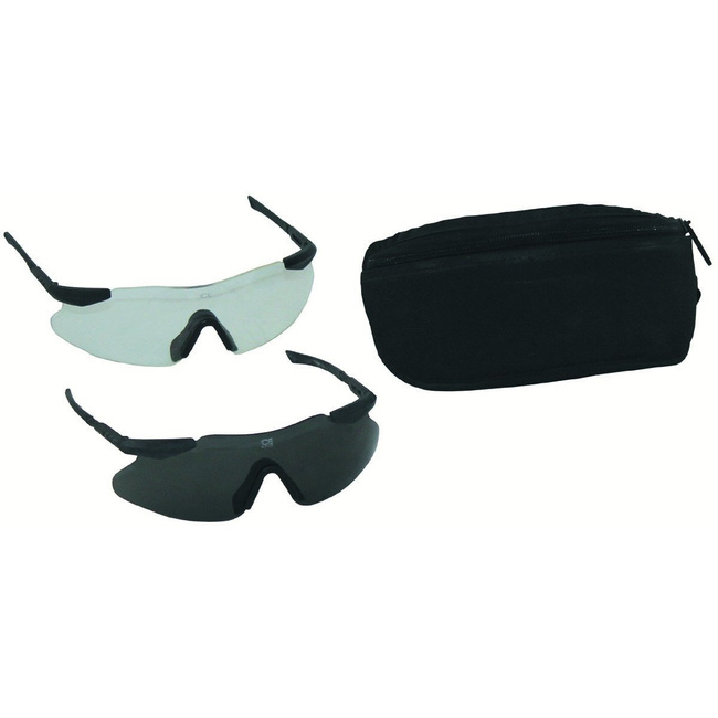 US safety goggles, black, ESS ICE-2X, used