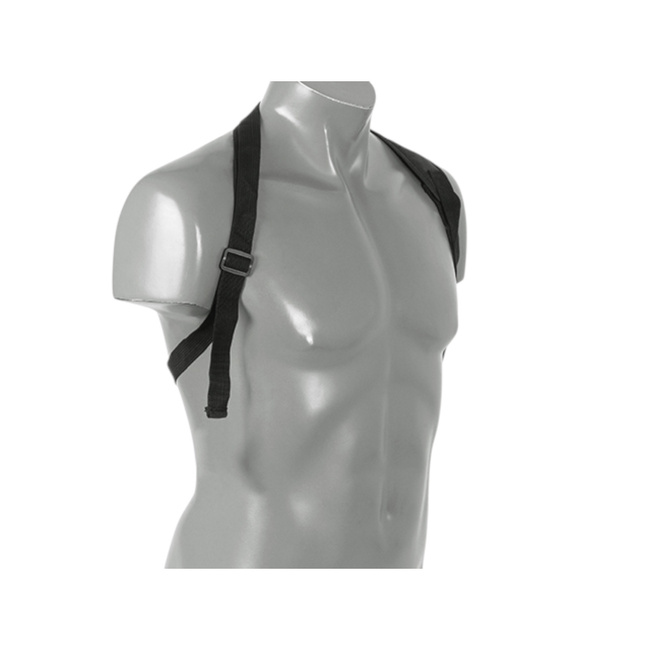AIRSOFT SINGLE SHOULDER HARNESS - BLACK - AMOMAX