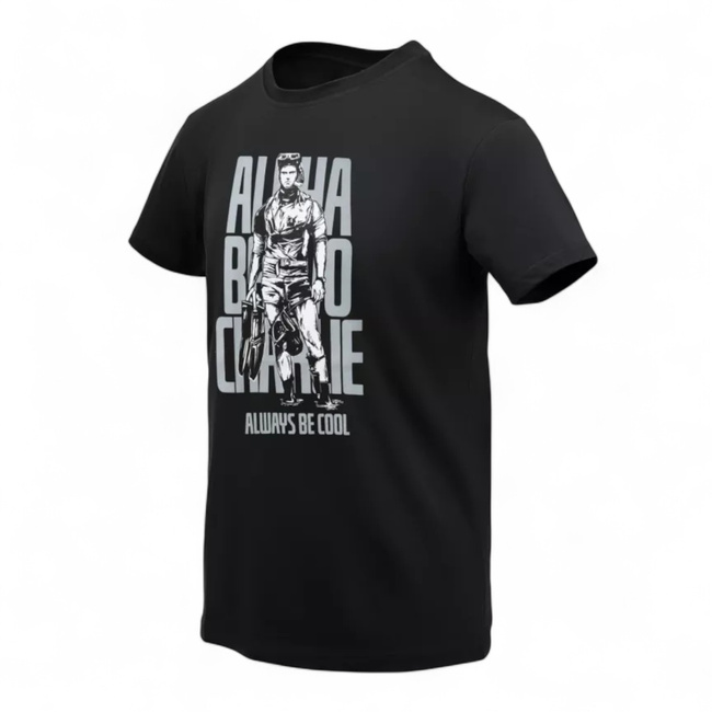 Classic T-Shirt - ABC Alfa Bravo Charlie - Black - Helikon-Tex