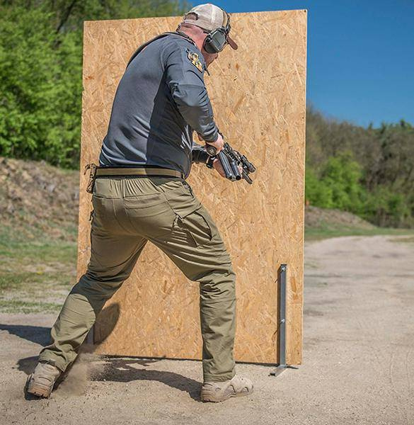 HYBRID TACTICAL PANTS - POLYCOTTON RIPSTOP - Helikon-Tex - BLACK