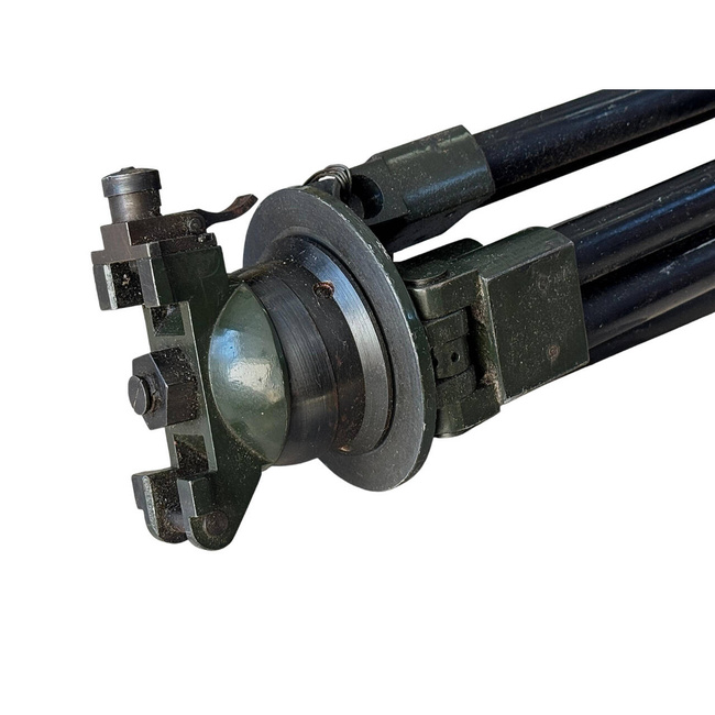 STEREOSCOPIC RANGEFINDER WITH METAL CARRYING CASE, MEASURING BAR AND TRIPOD - WWII - AUTHENTIC ROMAN MILITARY SURPLUS - DECO/GOOD CONDITION