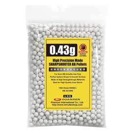 High Precision Made 0.43g Airsoft BBs - Guarder - 1000 pieces