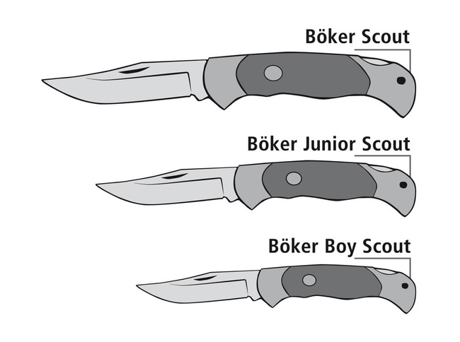 POCKET KNIFE JUNIOR SCOUT STAG - BOKER