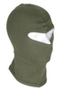 BALACLAVA 1-HOLE THIN COTTON OLIVE