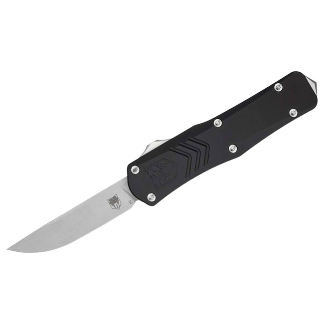 SMALL FS-X GEN II BLACK DROP NOT SERRATED POCKET KNIFE - CobraTec