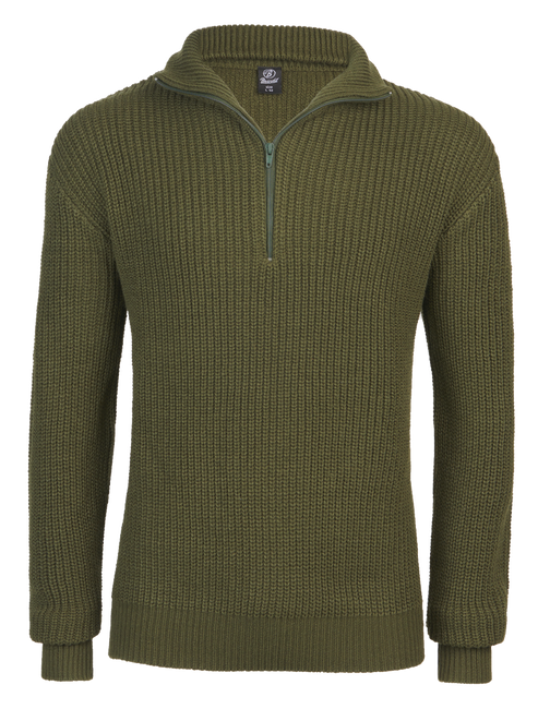 MARINE PULLOVER TROYER - OLIVE - BRANDIT