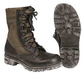 Dutch OD Battle Boots Tropics Used