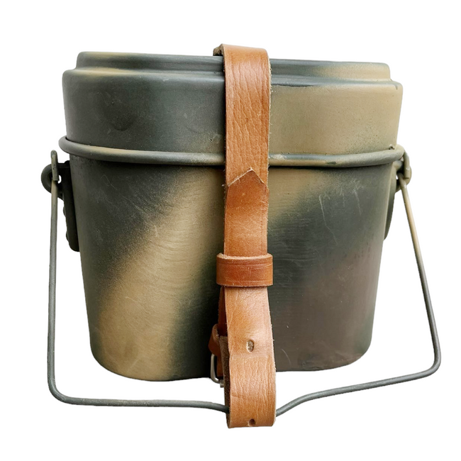 German model WW2 M31 Mess Tin - 3 colours camo (Normandy) (REPRO)